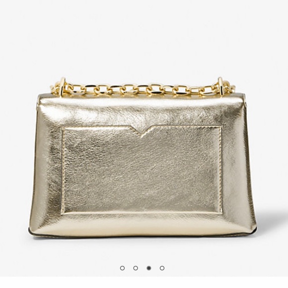 MK Cece Medium Studded Metallic Shoulder Bag NWT - Picture 6 of 10